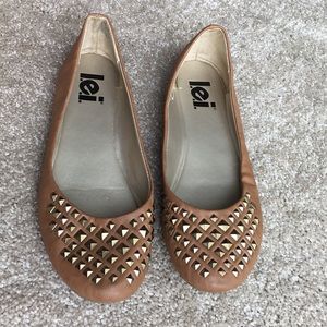 l.e.i. Studded flats